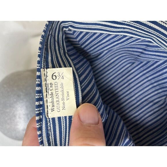 Deseret Western Railway Engineer Hat Vintage Railroat Cap in Utah Size 6.75 - Picture 6 of 6